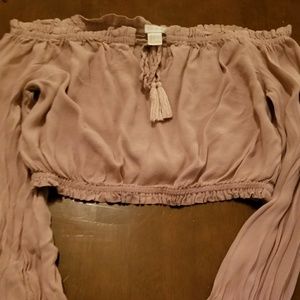 Forever 21 flowy crop top